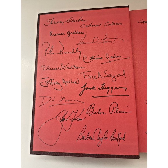 46 Authors Autographs Readers Digest Condensed Books, Signed 200th Volume - Picture 4 of 10